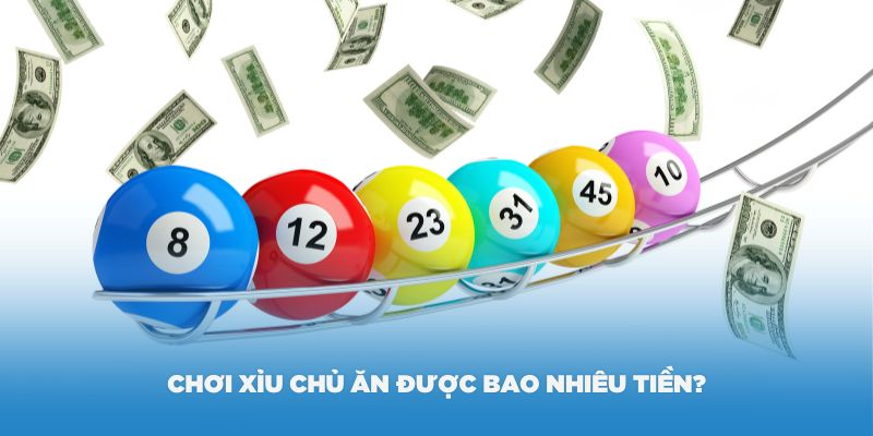 Chơi xỉu chủ ăn được bao nhiêu tiền khi thắng cược?